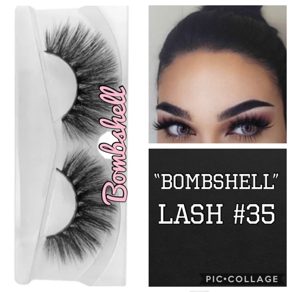 ❤︎𝐵𝑜𝓂𝒷𝓈𝒽𝑒𝓁𝓁 Lashes 3D Mink Natural Lashes
